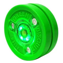 Blue Sports Green Biscuit Alien Street Hockey Puck